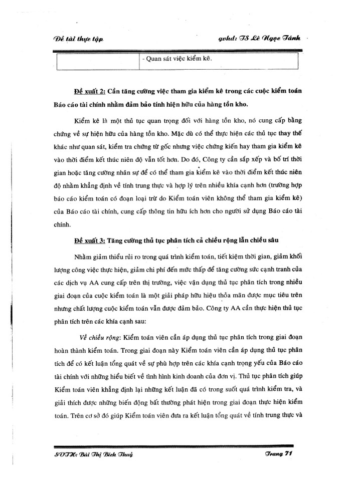 image for page Thực trạng về quá trình kiểm hàng tồn kho và giá vốn bán hàng tại công ty kiểm toán Mỹ AA