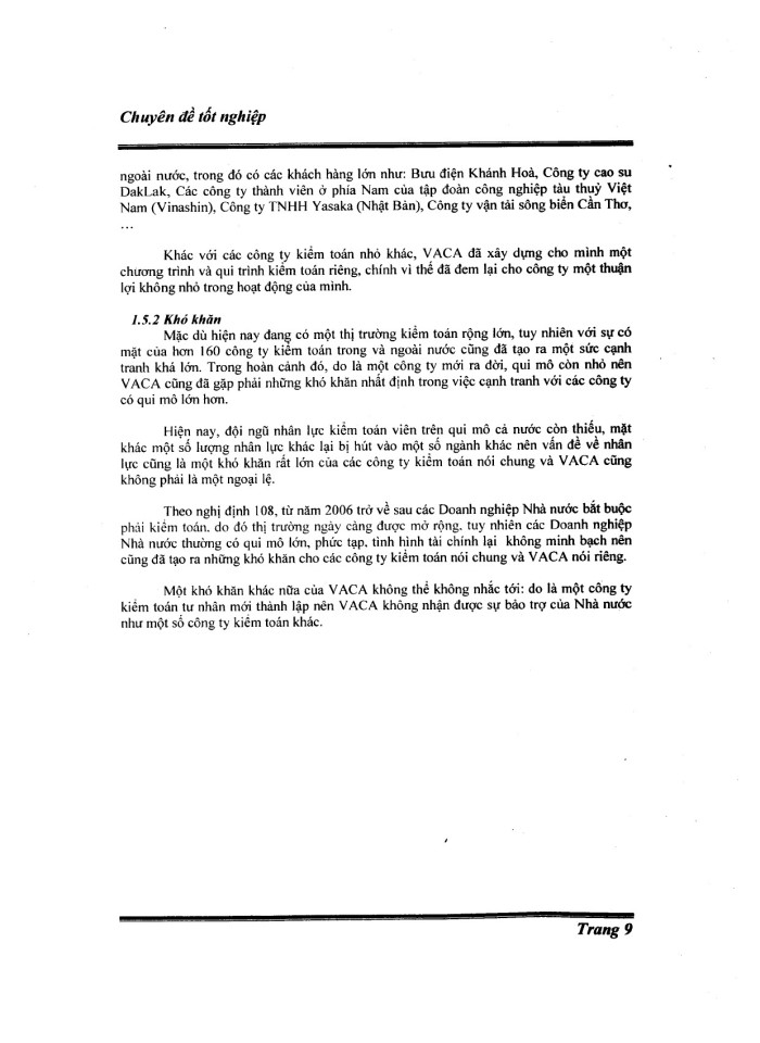 image for page Quy trình kiểm toán TSCD và chi phí khấu hao TSCD tại công ty kiểm toán Vạn An