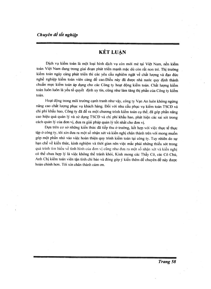 image for page Quy trình kiểm toán TSCD và chi phí khấu hao TSCD tại công ty kiểm toán Vạn An