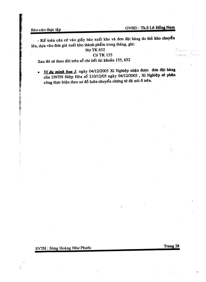 image for page Kế toán thành phẩm, tiêu thụ thành phẩm và xác định kết quả tiêu thụ tại xí nghiệp phân bón Chánh Hưng