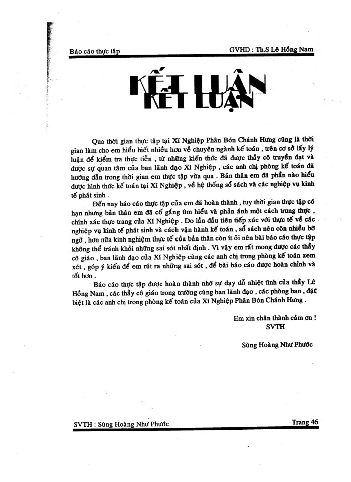 image for page Kế toán thành phẩm, tiêu thụ thành phẩm và xác định kết quả tiêu thụ tại xí nghiệp phân bón Chánh Hưng