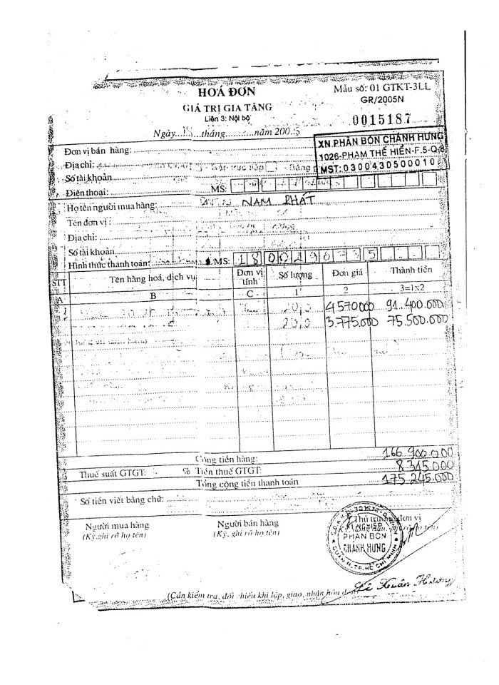 image for page Kế toán thành phẩm, tiêu thụ thành phẩm và xác định kết quả tiêu thụ tại xí nghiệp phân bón Chánh Hưng