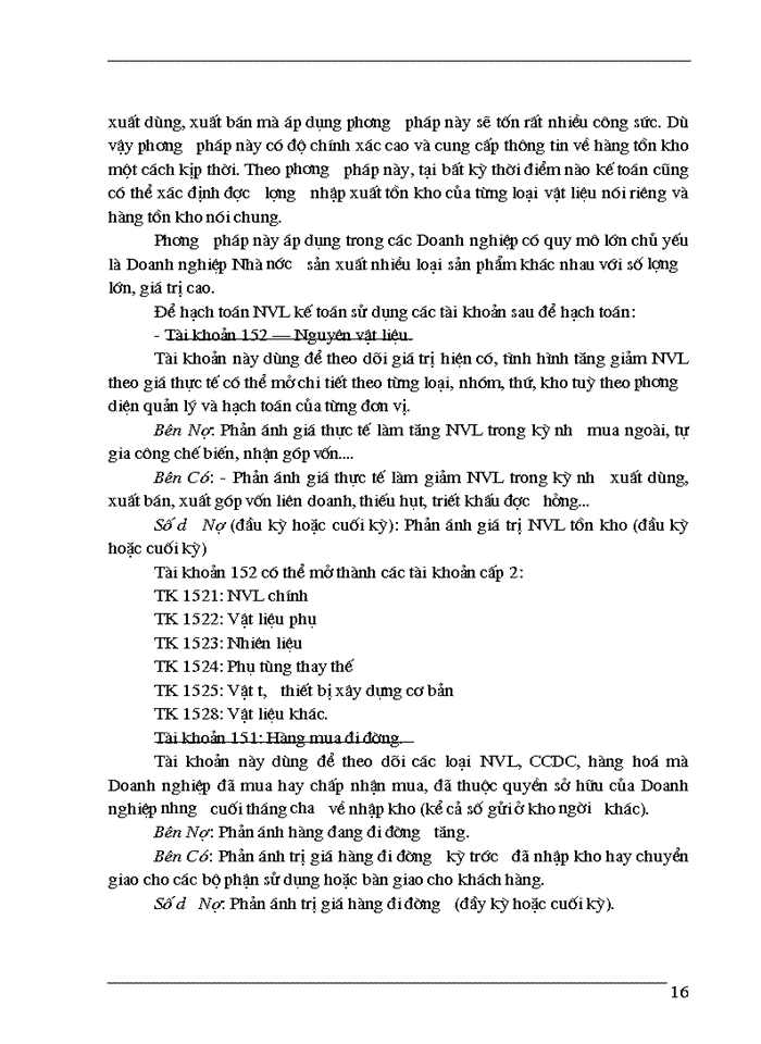 image for page ý luận chung về công tác kế toán nguyên vật liệu (nvl) - công cụ dụng cụ trong các doanh nghiệp