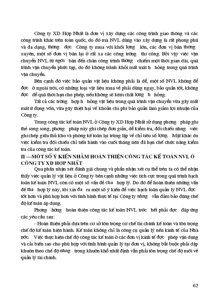 image for page ý luận chung về công tác kế toán nguyên vật liệu (nvl) - công cụ dụng cụ trong các doanh nghiệp