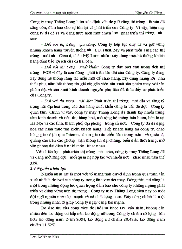 image for page Hoàn thiện công tác kế toán tập hợp chi phí sản xuất và tính giá thành sản phẩm tại Công ty cổ phần May Thăng Long