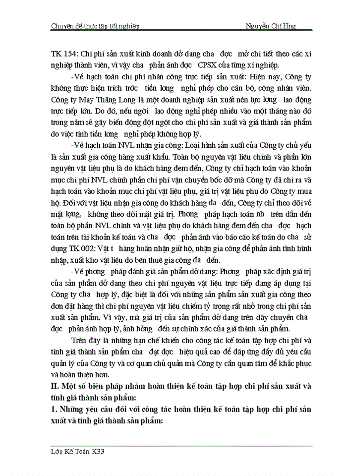 image for page Hoàn thiện công tác kế toán tập hợp chi phí sản xuất và tính giá thành sản phẩm tại Công ty cổ phần May Thăng Long