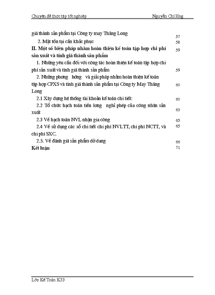 image for page Hoàn thiện công tác kế toán tập hợp chi phí sản xuất và tính giá thành sản phẩm tại Công ty cổ phần May Thăng Long