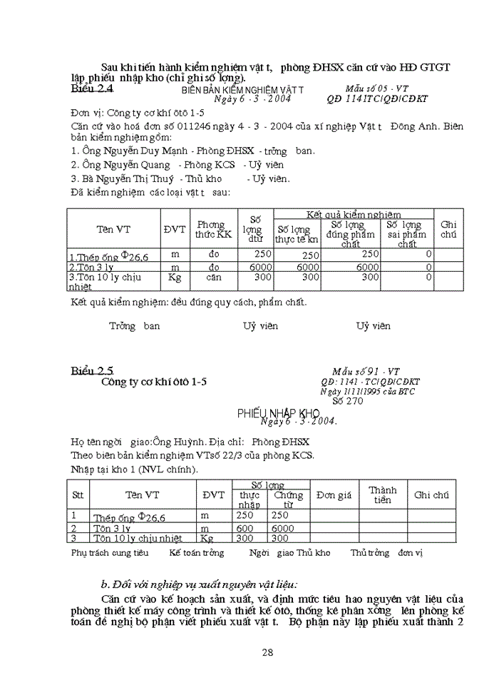 image for page Hoàn thiện công tác hạch toán nguyên vật liệu với việc tăng cường sử dụng nguyên vật liệu tại công ty cơ khí ô tô 1 - 5