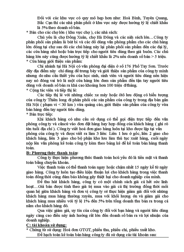 image for page Kế toán thành phẩm, bán hàng và xác định kết quả bán hàng tại công ty Cổ Phần SX-TM Thiên Long
