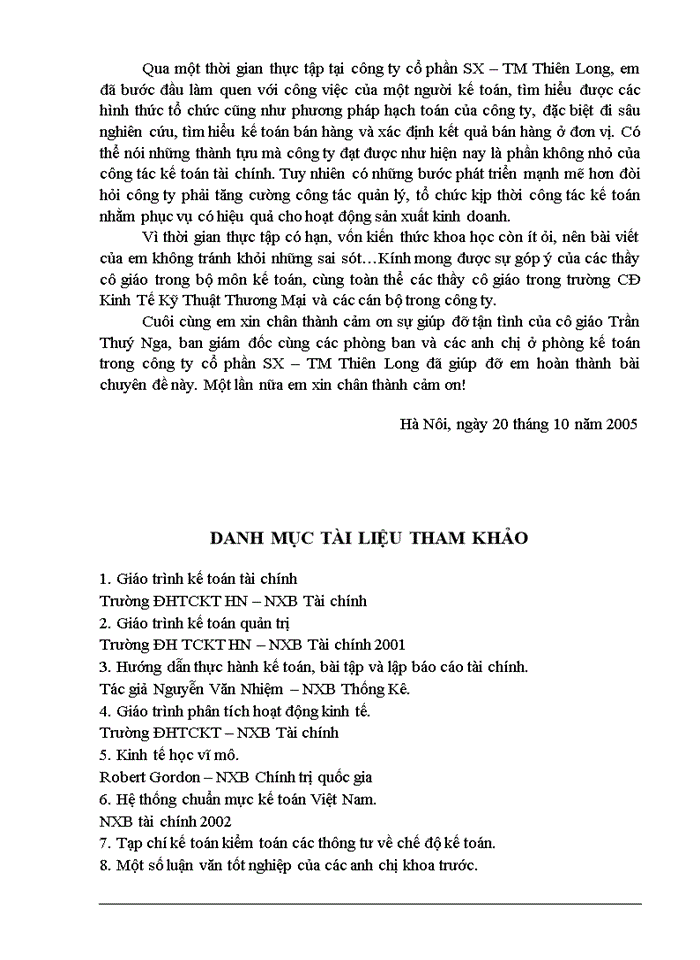 image for page Kế toán thành phẩm, bán hàng và xác định kết quả bán hàng tại công ty Cổ Phần SX-TM Thiên Long