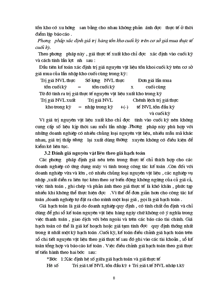 image for page Kế toán nguyên vật liệu, vật liệu và công cụ dụng cụ tại Xí nghiệp 22 - Công ty 22 BQP