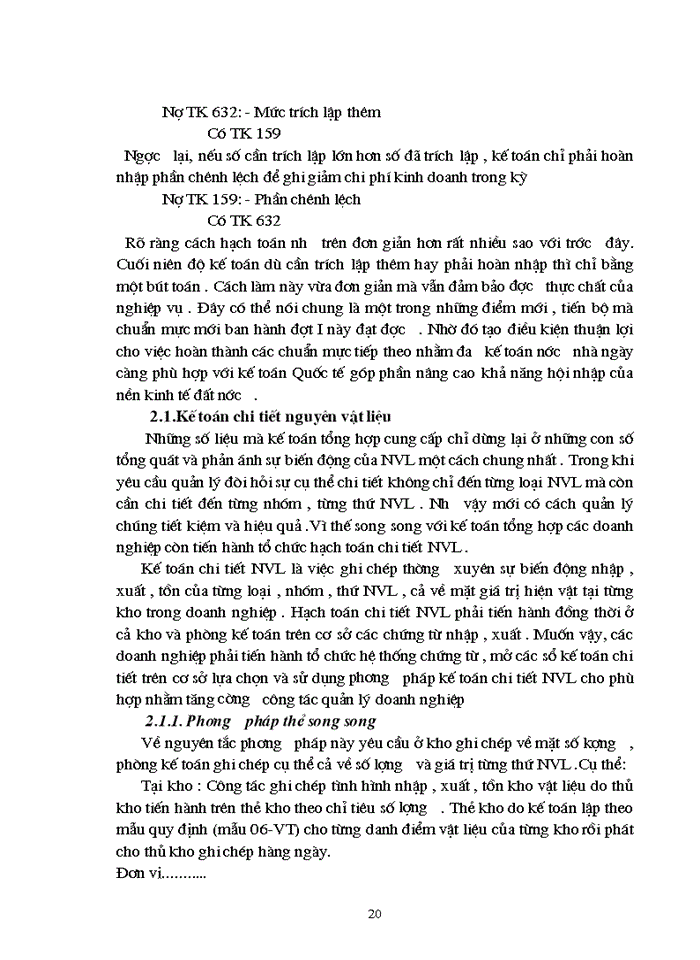 image for page Kế toán nguyên vật liệu, vật liệu và công cụ dụng cụ tại Xí nghiệp 22 - Công ty 22 BQP