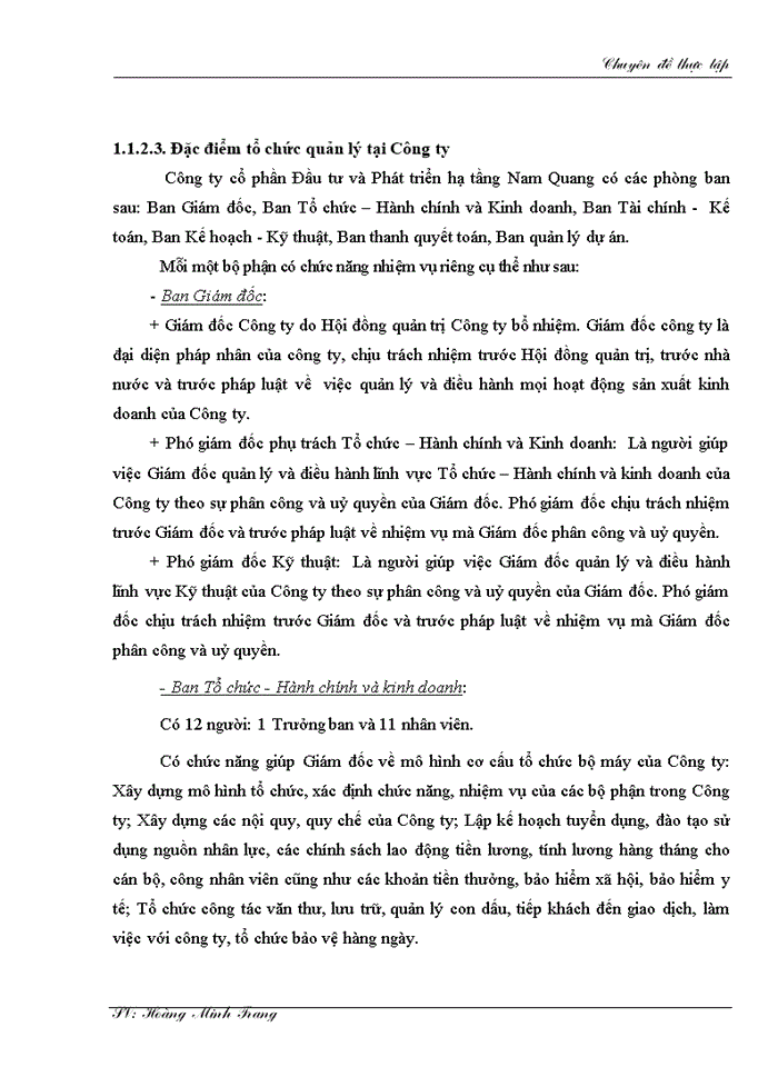 image for page Kế toán doanh thu, chi phí và xác định kết quả kinh doanh tại Công ty cổ phần Đầu tư và Phát triển hạ tầng Nam Quang