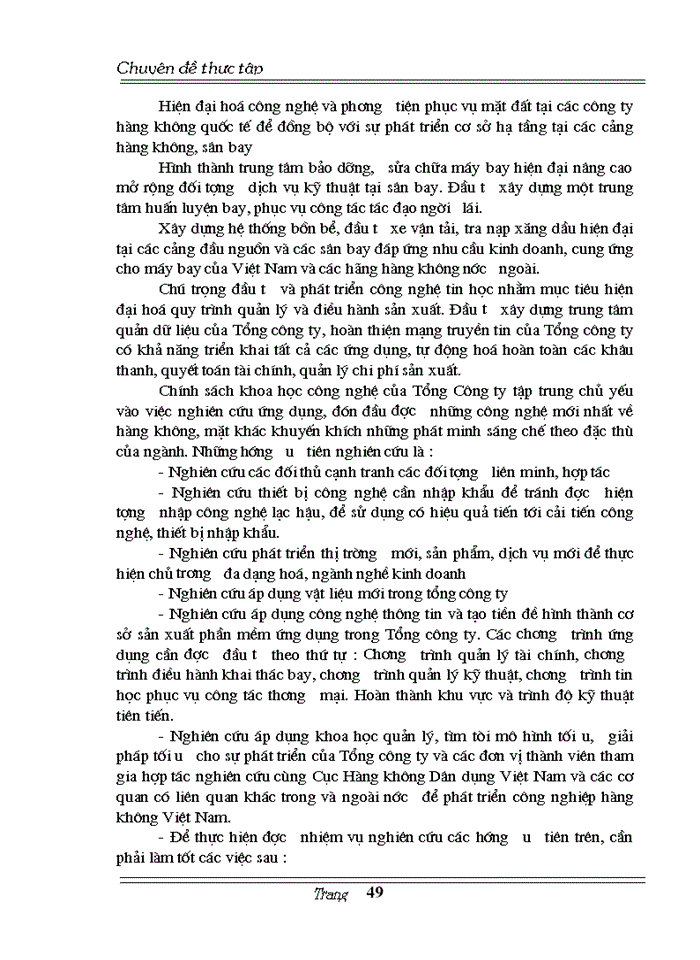 image for page Một số biện pháp nhằm phát triển vận tải Hàng không Việt Nam