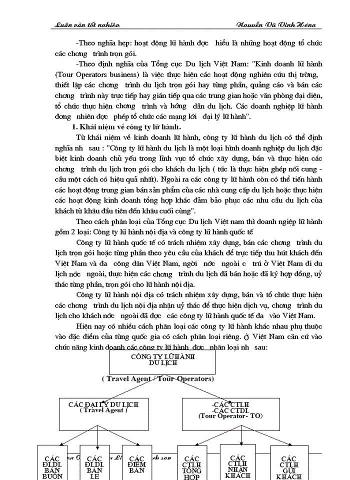 image for page Áp dụng Makerting - Mix trong hoạt động kinh doanh lữ hành tại Công ty Điều hành Hướng dẫn  du lịch Vinatour