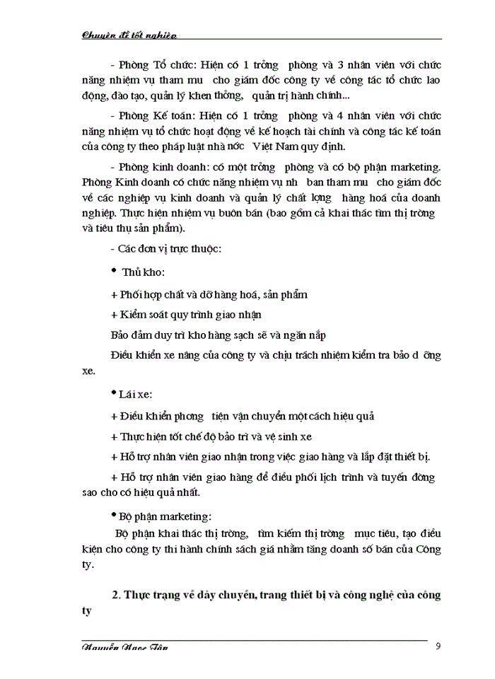 image for page Hoàn thiện giải pháp marketing hỗn hợp nhằm phát triển thị trường nước khoáng của công ty TNHH Sana