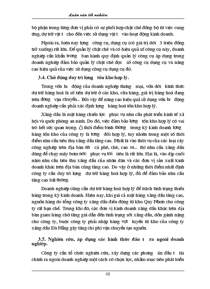 image for page Vốn kinh doanh và hiệu quả sử dụng vốn kinh doanh của doanh nghiệp thương mại