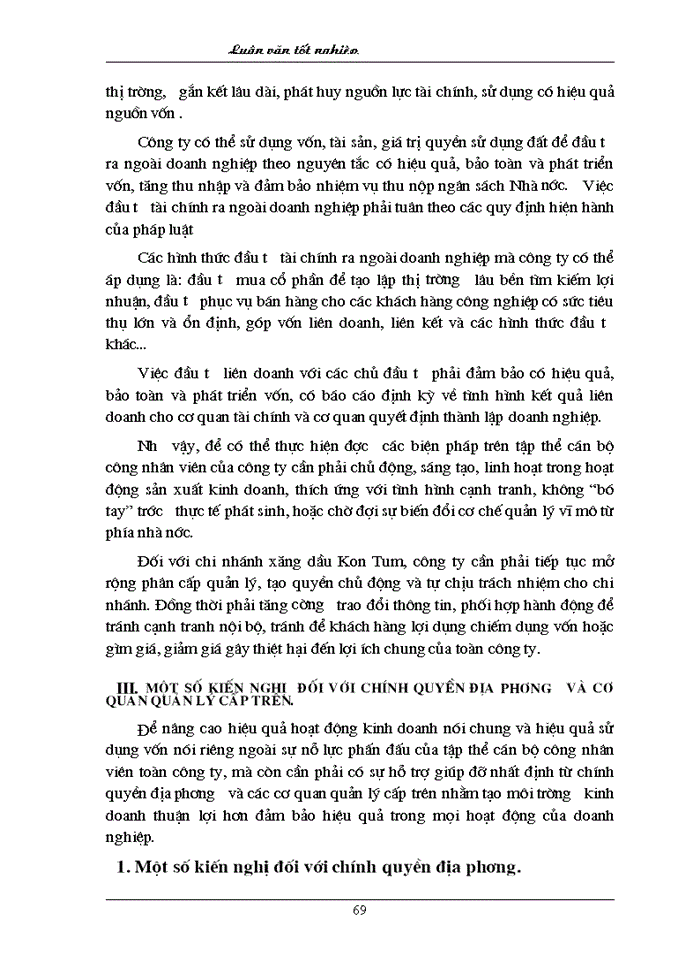 image for page Vốn kinh doanh và hiệu quả sử dụng vốn kinh doanh của doanh nghiệp thương mại