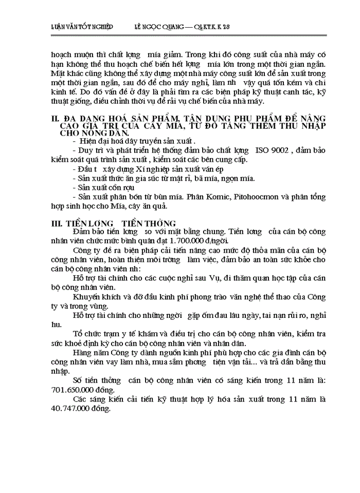 image for page Một số giải pháp cơ bản về phát triển vùng Nguyên liệu Công ty Cổ phần mía đường Lam Sơn