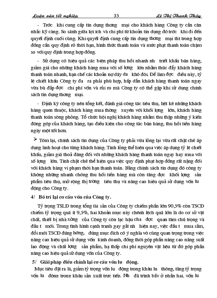 image for page Vốn lưu động và hiệu quả sử dụng vốn lưu động tại Công ty Cổ phần Thiết bị thương mại