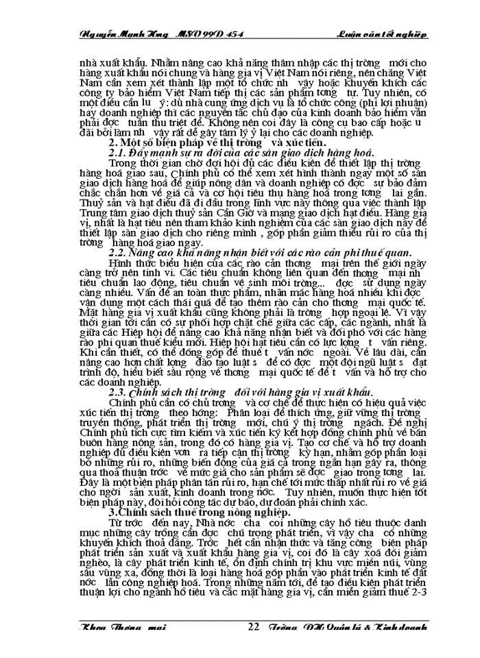 image for page Thực trạng và những giải pháp chủ yếu nhằm đẩy mạnh xuất khẩu gia vị của của Việt Nam