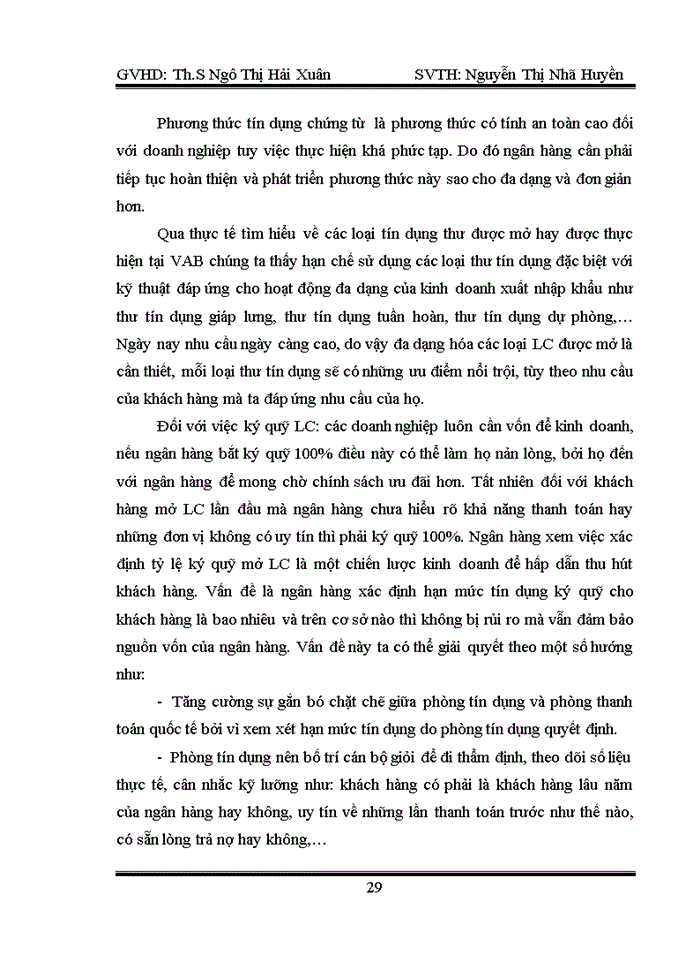image for page Giải pháp phát triển hoạt động tín dụng chứng từ tại ngân hàng tmcp việt á chi nhánh tân bình