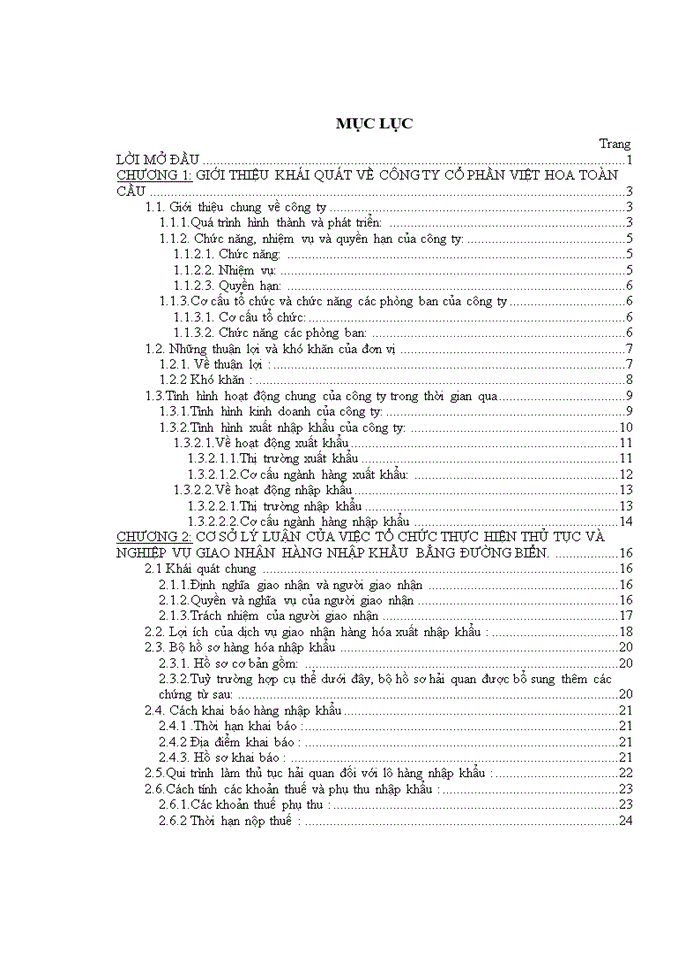 image for page Quy trình nhận hàng hóa nhập khẩu của CÔNG TY VIỆT TOÀN CẦU