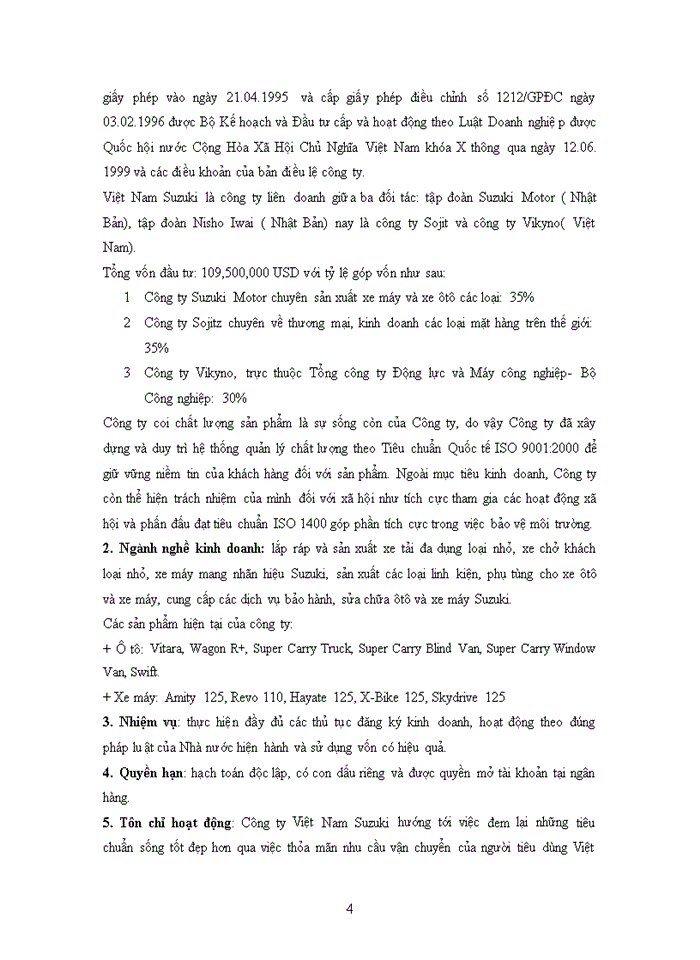 image for page Khái quát tình hình hoạt động và định hướng phát triển của công ty tnhh việt nam suzuki