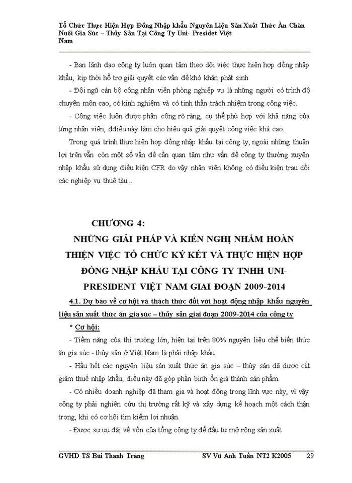 image for page Tổ chức ký kết và thực hiện hợp đồng nhập khẩu nguyên liệu sản xuất thức ăn gia súc – thủy sản tại công ty TNHH Uni-President Việt Nam