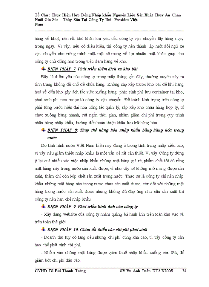 image for page Tổ chức ký kết và thực hiện hợp đồng nhập khẩu nguyên liệu sản xuất thức ăn gia súc – thủy sản tại công ty TNHH Uni-President Việt Nam