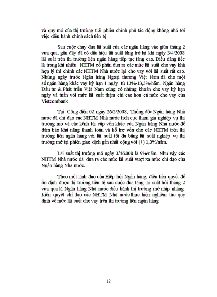 image for page Ảnh hưởng của chính sách tiền tệ đến thị trường tài chính Việt Nam