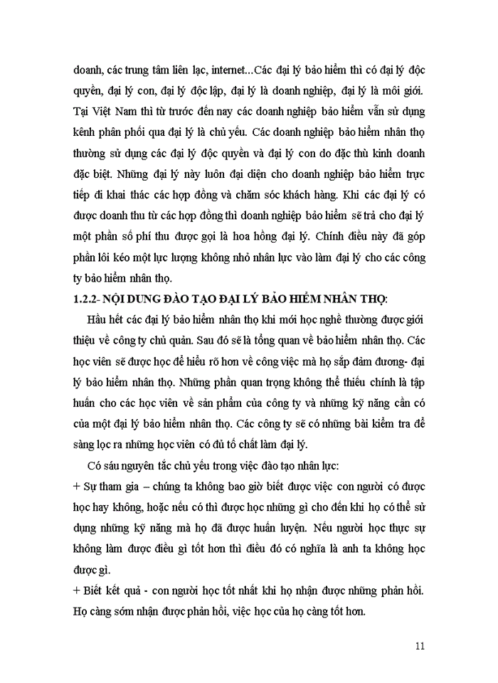 image for page Nâng cao hiệu quả đào tạo đại lý trong giai đoạn học việc tại công ty BẢO VIỆT NHÂN THỌ SÀI GÒN