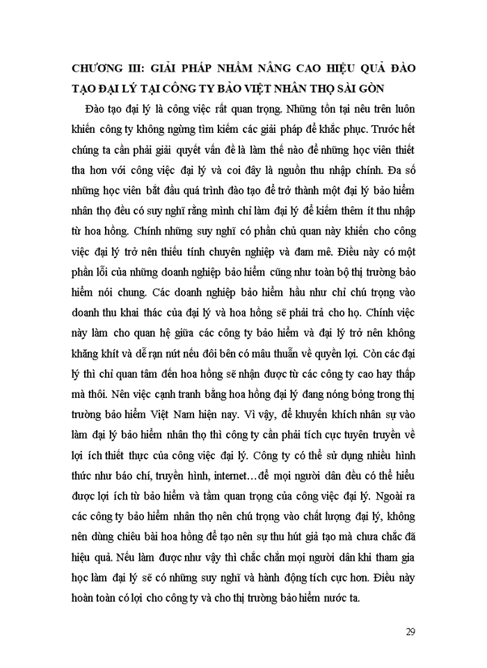 image for page Nâng cao hiệu quả đào tạo đại lý trong giai đoạn học việc tại công ty BẢO VIỆT NHÂN THỌ SÀI GÒN