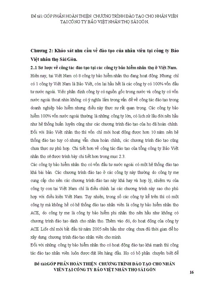 image for page Góp phần hoàn thiện  chương trình đào tạo cho nhân viên tại công ty BẢO VIỆT NHÂN THỌ SÀI GÒN