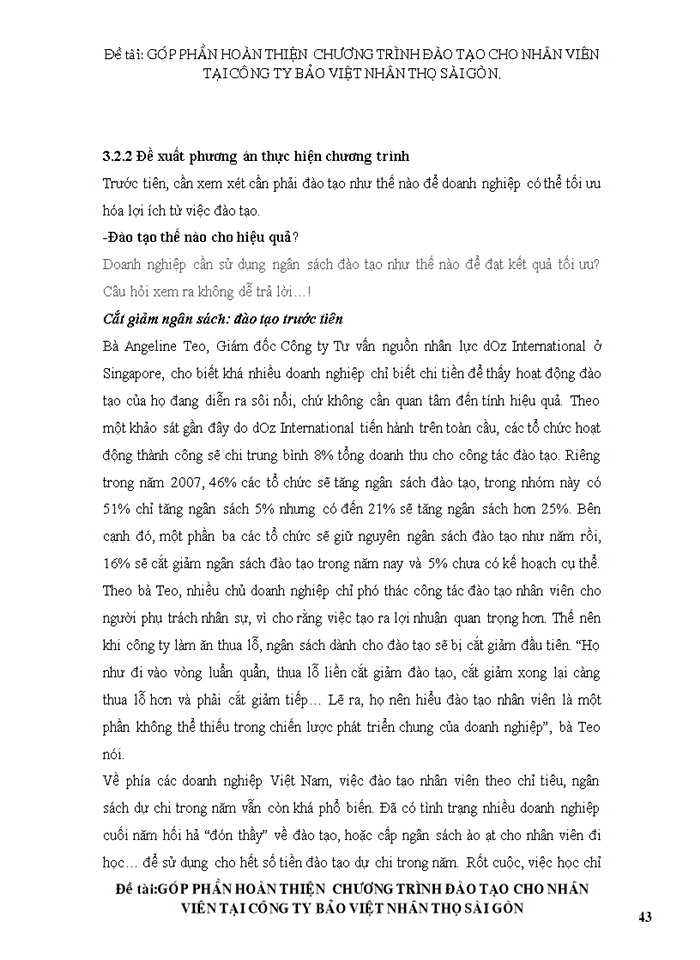 image for page Góp phần hoàn thiện  chương trình đào tạo cho nhân viên tại công ty BẢO VIỆT NHÂN THỌ SÀI GÒN