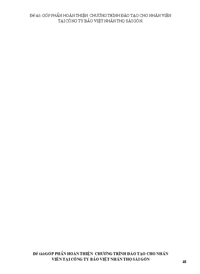 image for page Góp phần hoàn thiện  chương trình đào tạo cho nhân viên tại công ty BẢO VIỆT NHÂN THỌ SÀI GÒN