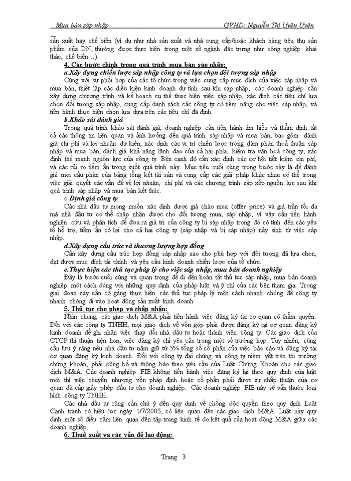 image for page Một số vấn đề về mua bán, sáp nhập doanh nghiệp