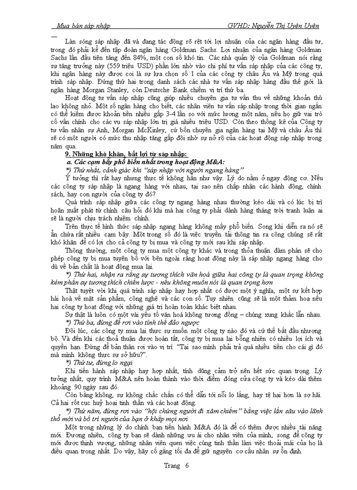 image for page Một số vấn đề về mua bán, sáp nhập doanh nghiệp