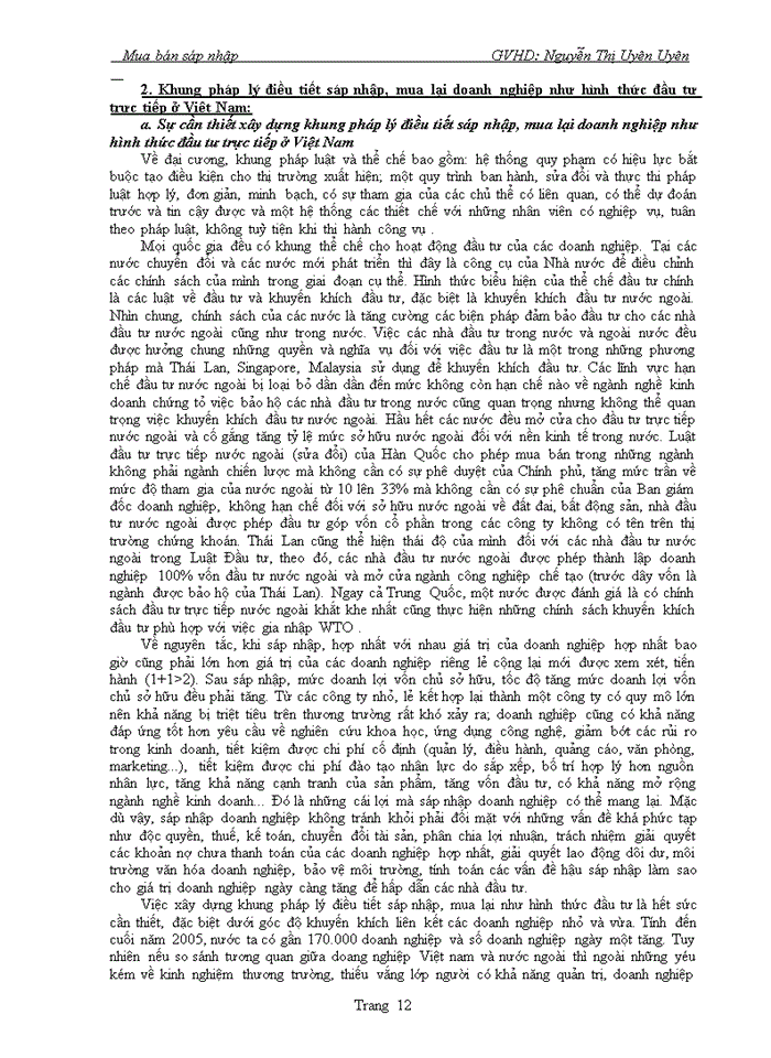 image for page Một số vấn đề về mua bán, sáp nhập doanh nghiệp