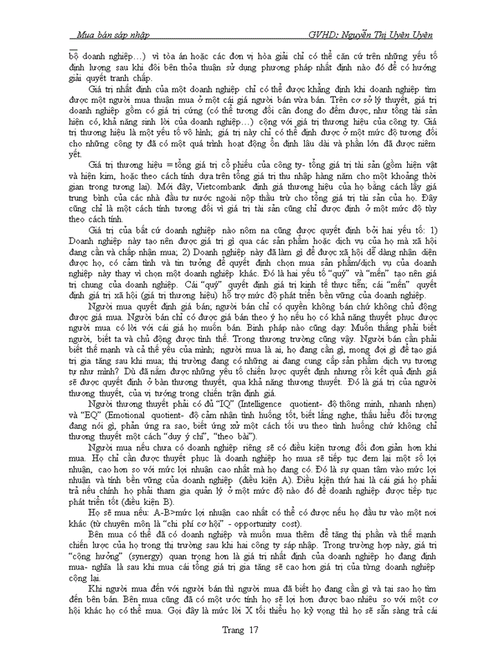 image for page Một số vấn đề về mua bán, sáp nhập doanh nghiệp