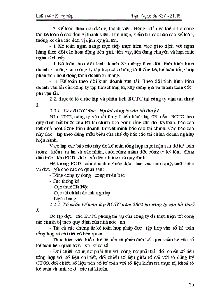 image for page Lý luận chung về tổ chức lập và phân tích báo cáo tài chính trong doanh nghiệp