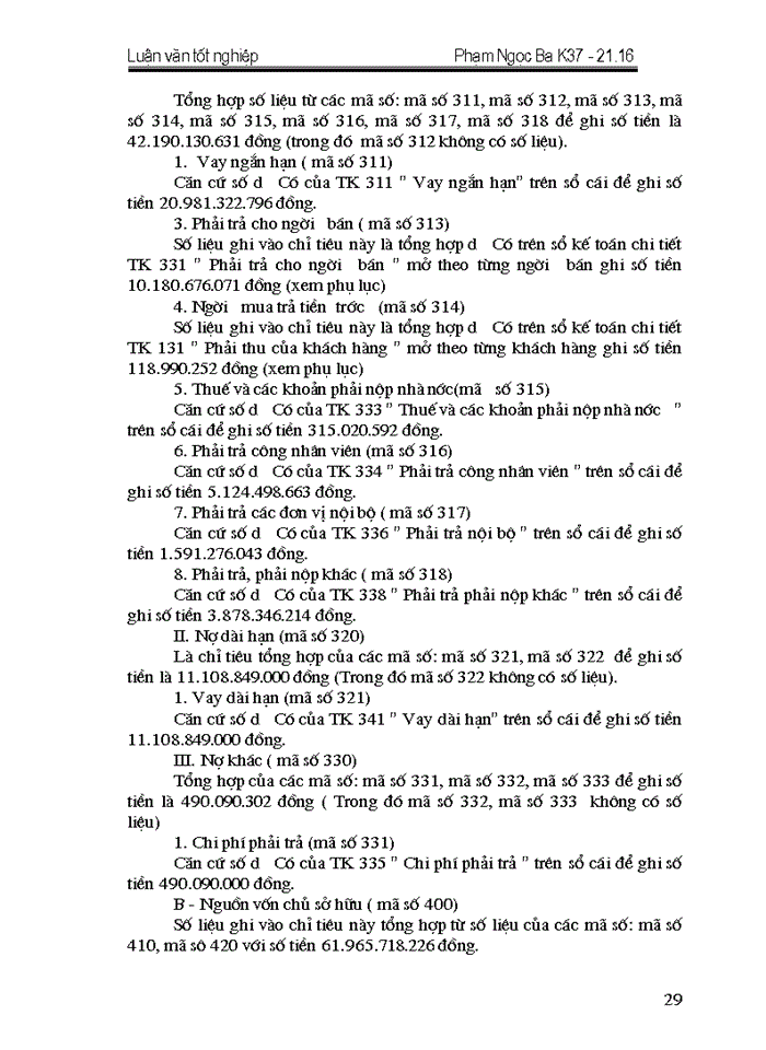 image for page Lý luận chung về tổ chức lập và phân tích báo cáo tài chính trong doanh nghiệp