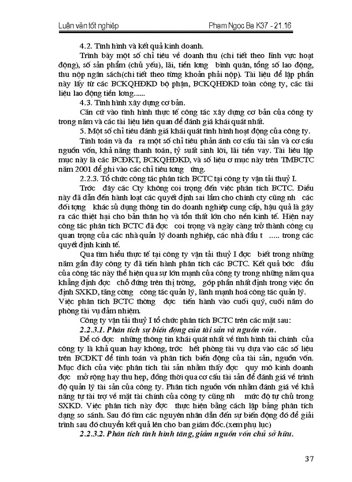 image for page Lý luận chung về tổ chức lập và phân tích báo cáo tài chính trong doanh nghiệp