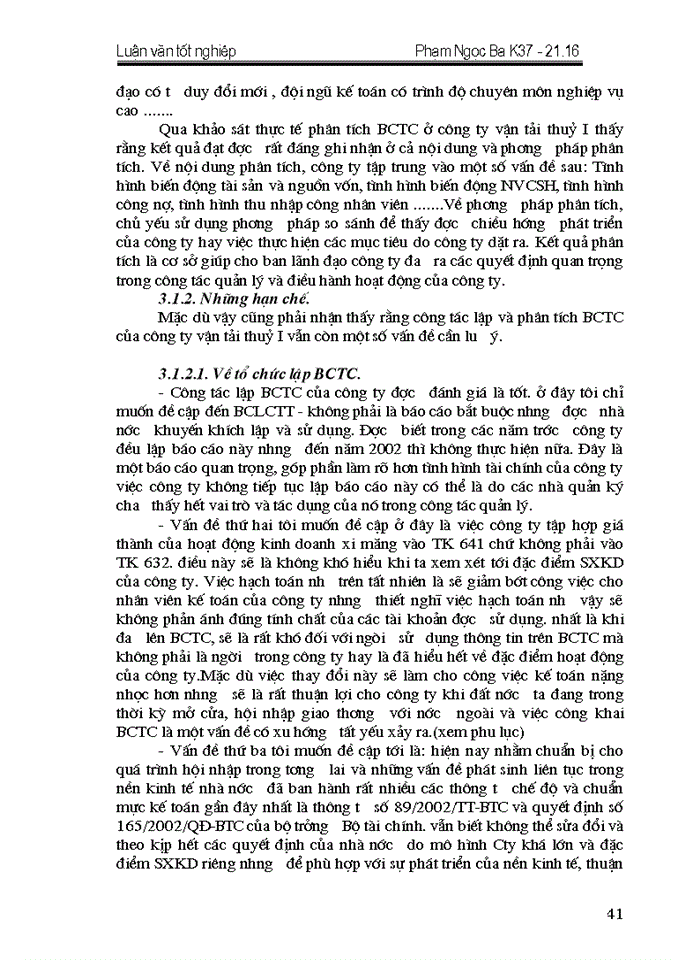 image for page Lý luận chung về tổ chức lập và phân tích báo cáo tài chính trong doanh nghiệp