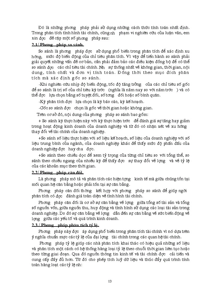 image for page Phân tích tình hình tài chính doanh nghiệp và những giải pháp góp phần nâng cao khả năng tài chính của Tổng công ty chè Việt nam