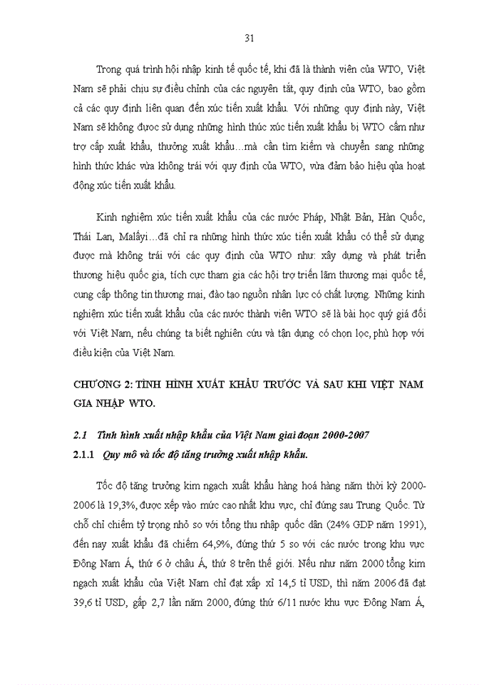 image for page Tình hình xuất khẩu hàng hóa của Việt Nam trước và sau khi gia nhập WTO thực trạng và giải pháp