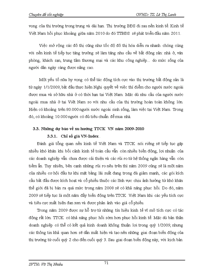 image for page Xu hướng thị trường chứng khoán Việt Nam giai đoạn 2009 - 2010