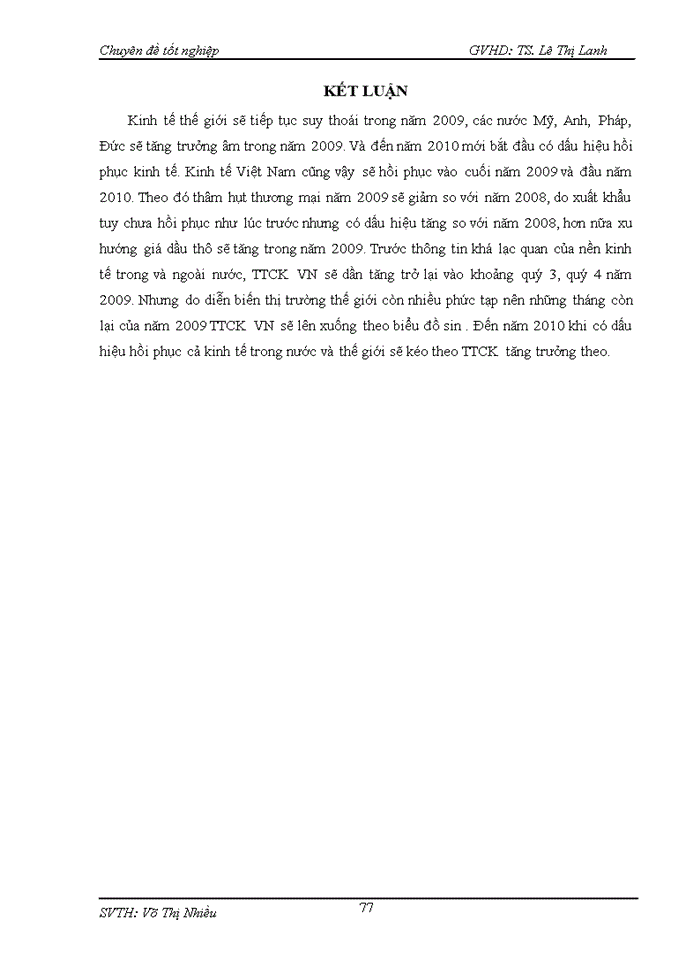 image for page Xu hướng thị trường chứng khoán Việt Nam giai đoạn 2009 - 2010