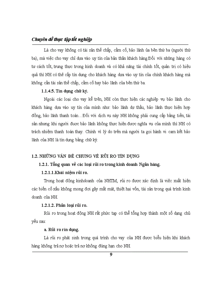 image for page Quản trị rủi ro tín dụng trong hoạt động kinh doanh của ngân hàng TMCP NGOẠI THƯƠNG VIỆT NAM