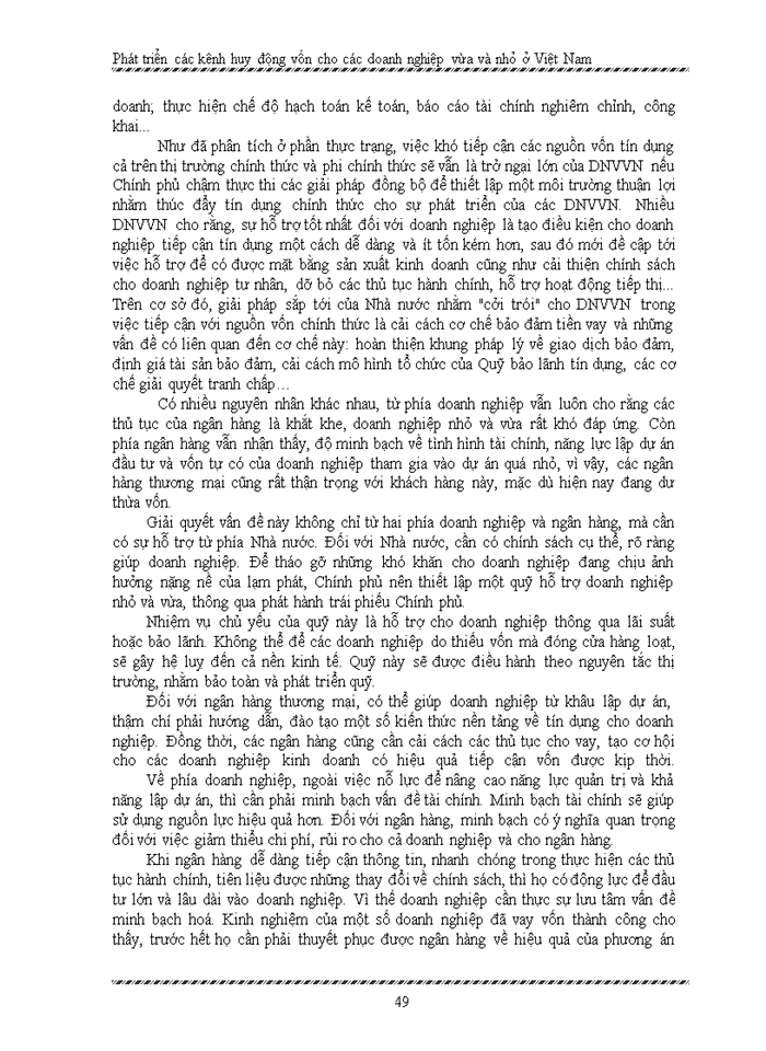 image for page Phát triển các kênh huy động vốn dành cho các doanh nghiệp vừa và nhỏ